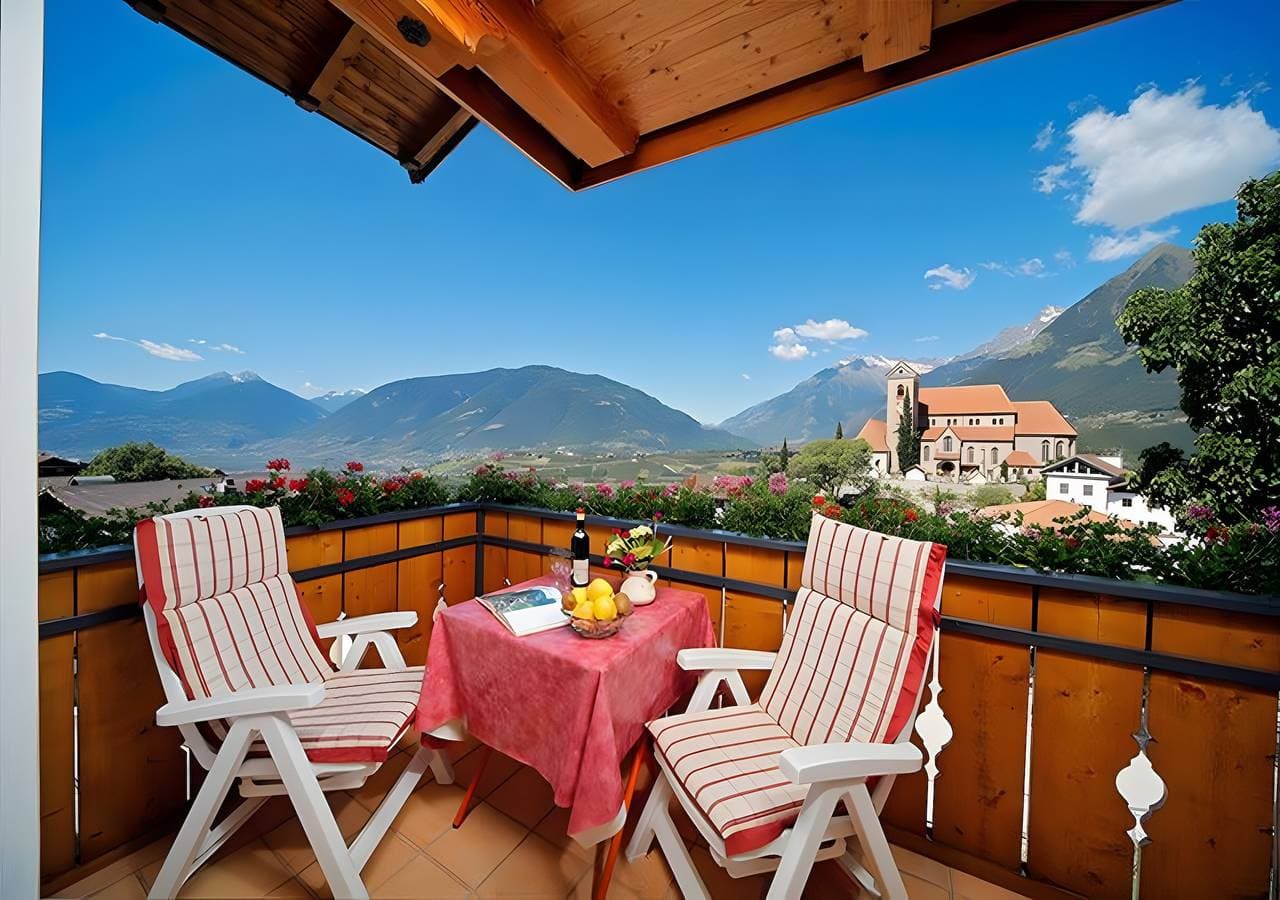 Foto 4 von 11: Ferienwohnung 'Appartement Wieser A' mit Bergblick, Gemeinschaftsgarten und Wi-Fi