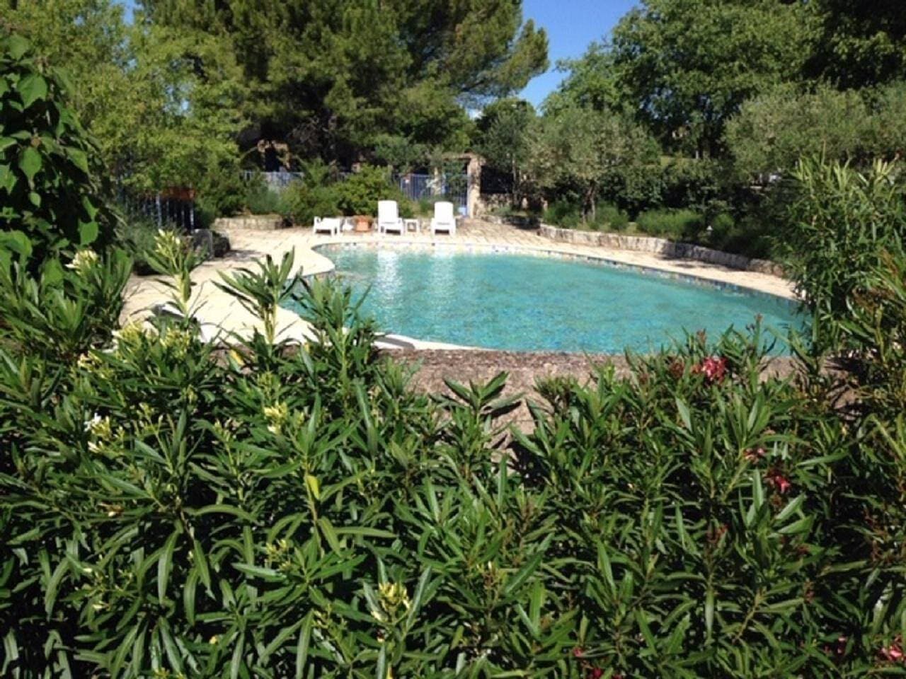 Foto 9 von 12: Klimatisierte Unterkunft mit Pool, Hunde erlaubt, umzäuntem Garten, WLAN und Privatparkplatz