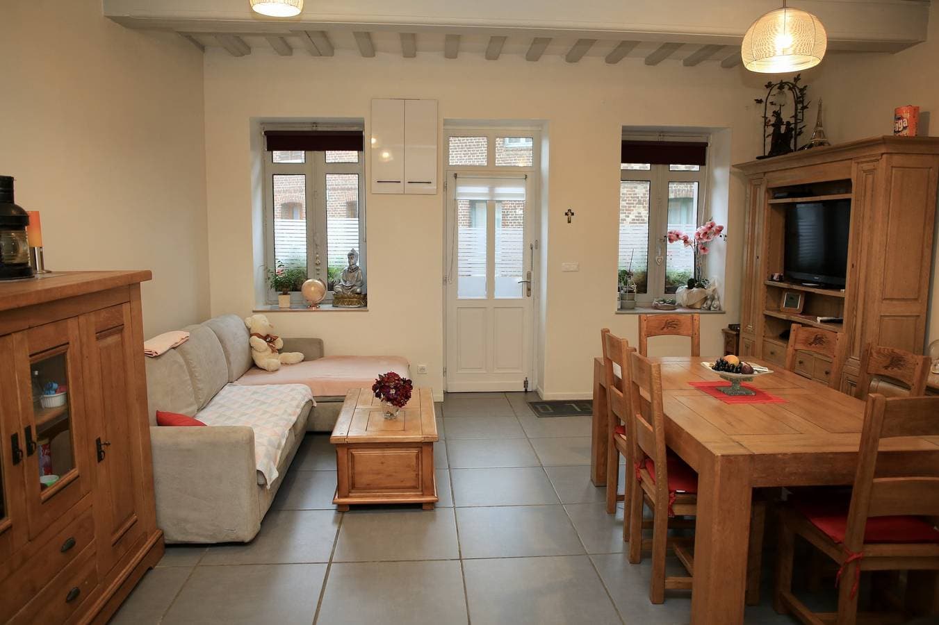 Foto 6 von 17: Charmantes Haus in Arques-la-Bataille mit Terrasse und Kamin.