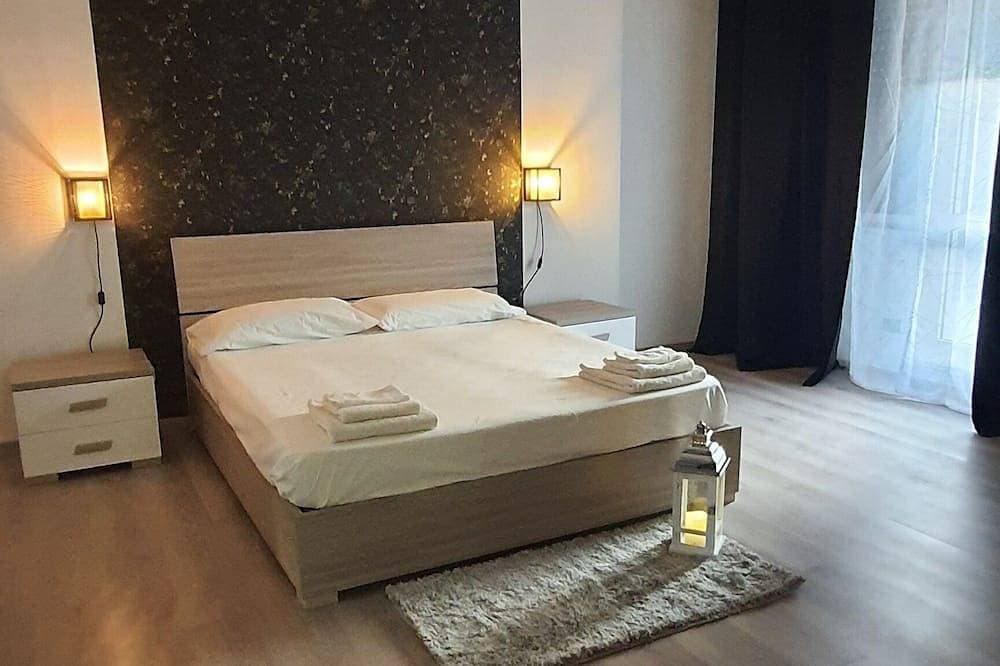 The apartment is located right in the city center.  Parking available 1