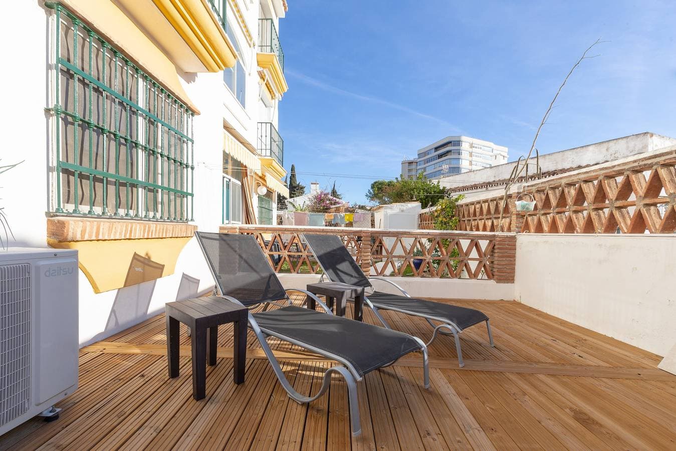 Foto 4 von 25: Ferienwohnung Urbanización Casablanca mit Pool, WLAN, Klimaanlage, Terrasse und Garten