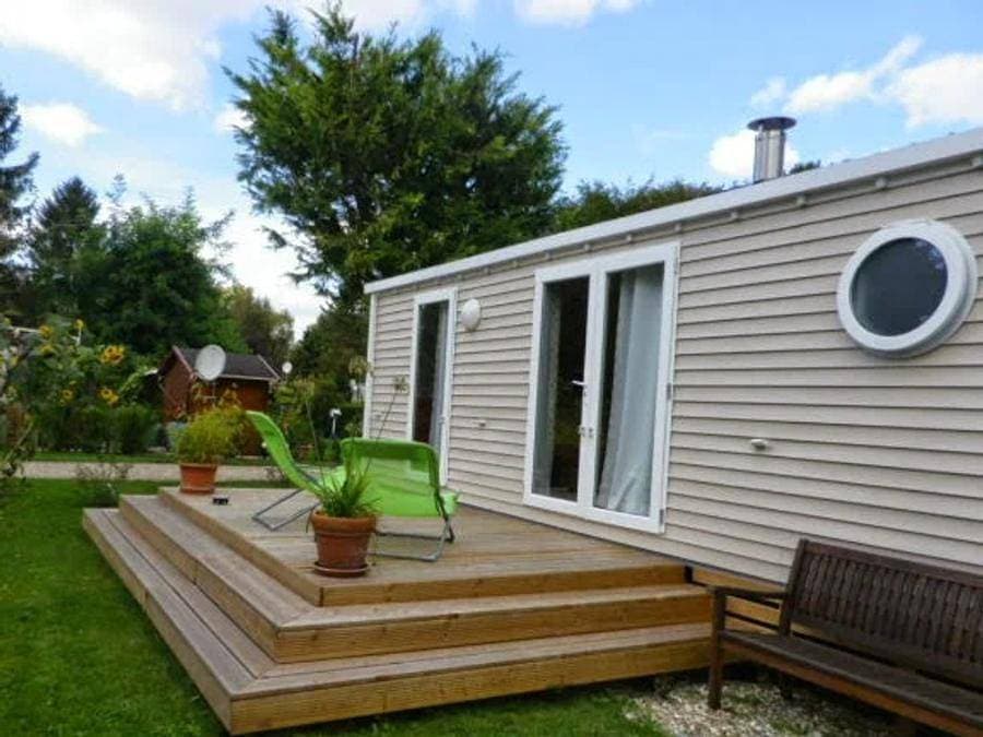 Foto 13 von 23: Camping Chateau de Bouafles - Unterkunft 2 personen - Dk'bane