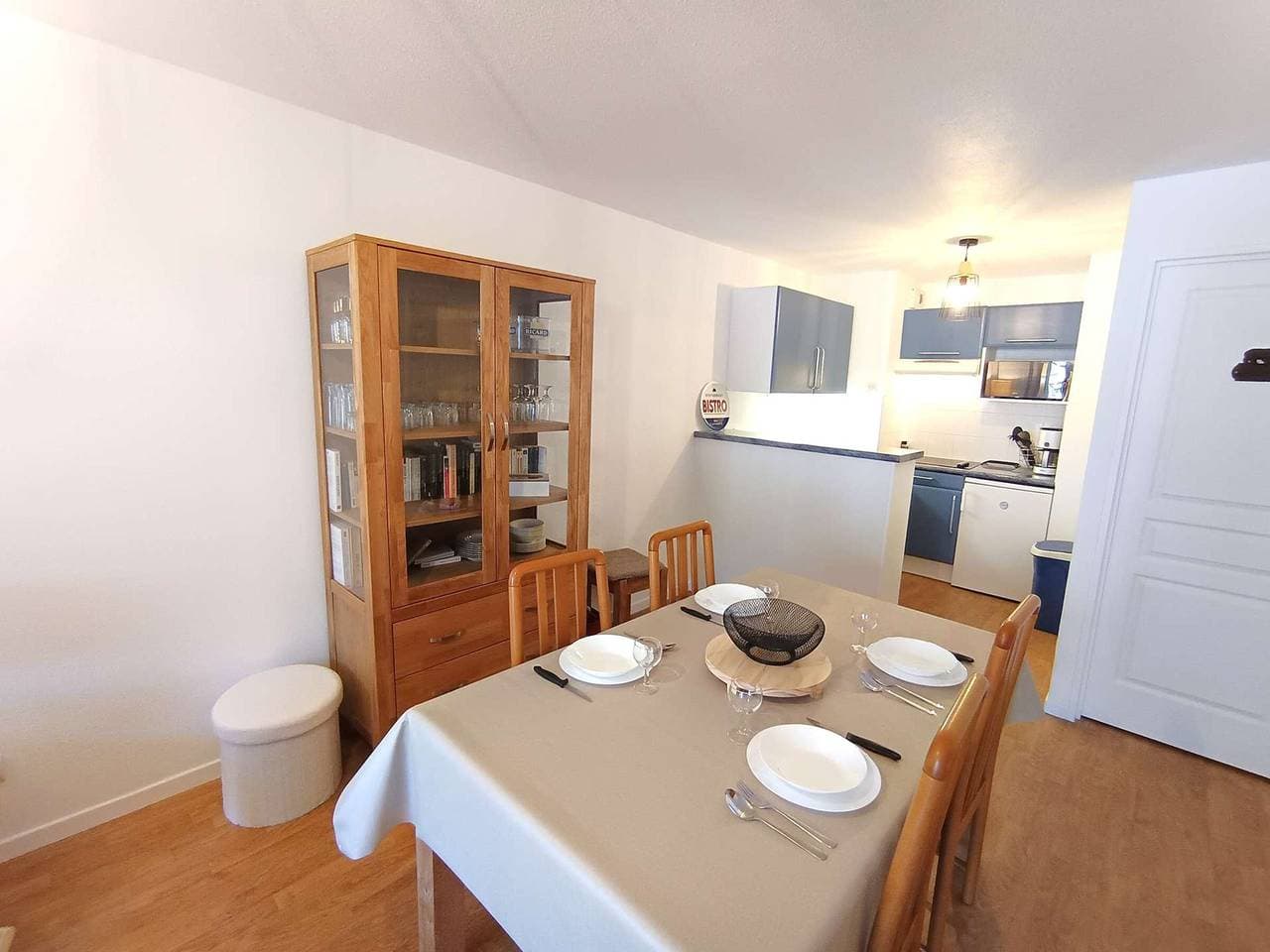 Foto 9 von 16: T2 Kabine für 4 Pers, Balkon, Parkplatz – Saint-Lary-Soulan