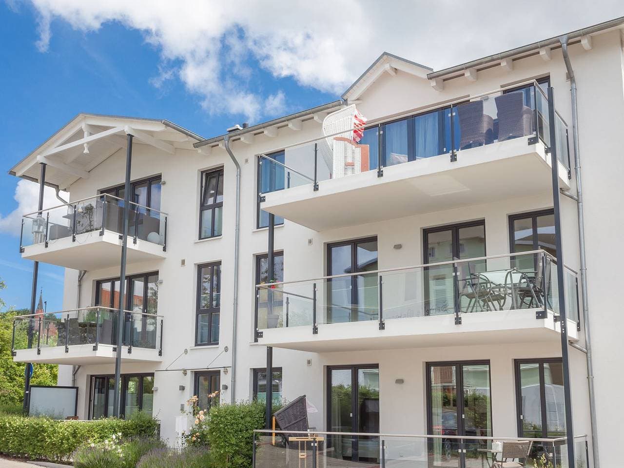 Foto 8 von 8: Villa Amelie, App. Seemöwe - mit Balkon und Meerblick