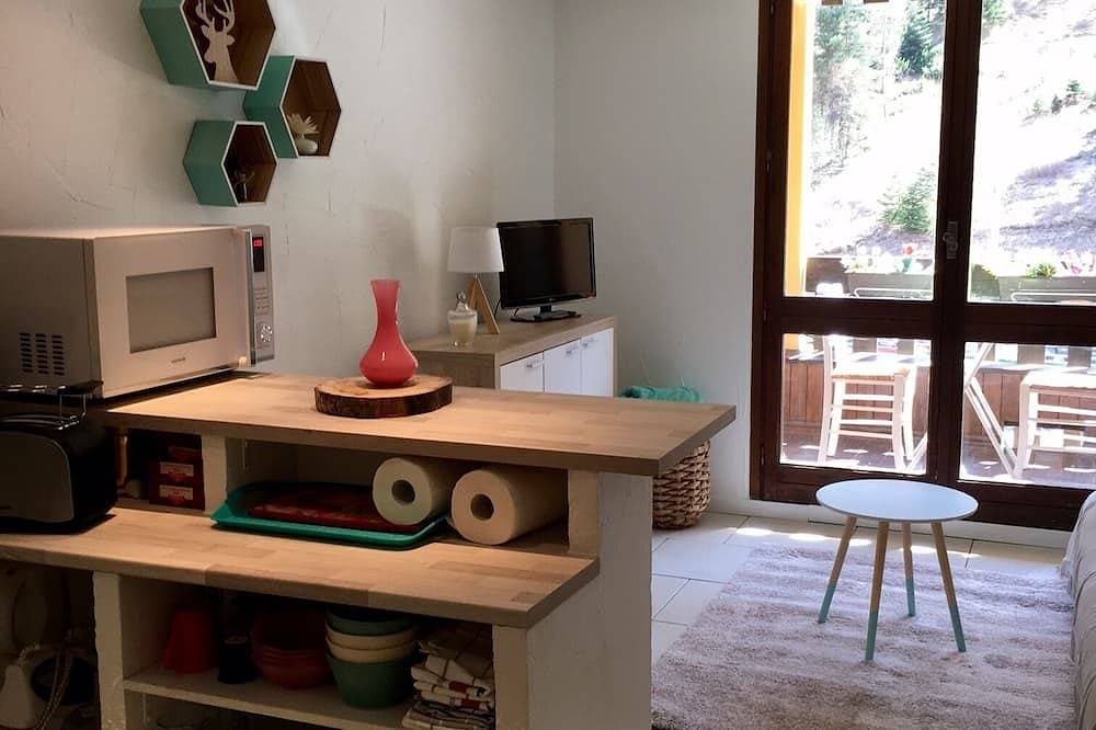 Foto 7 von 13: Studio auf den Pisten mit Blick auf die Berge