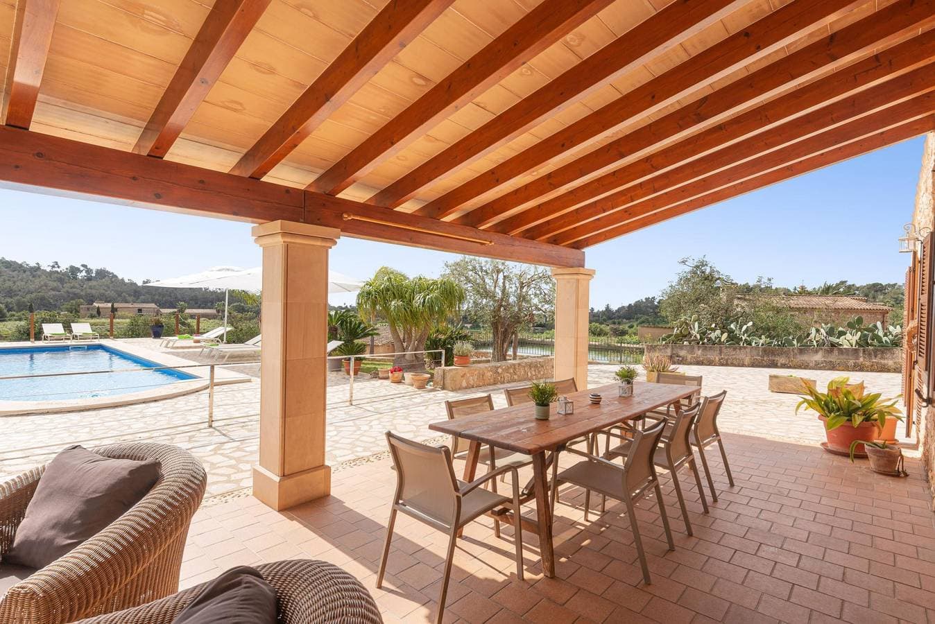 Foto 7 von 30: Can Lliganya - Rustikale Villa mit privatem Pool und kostenloses W-Lan