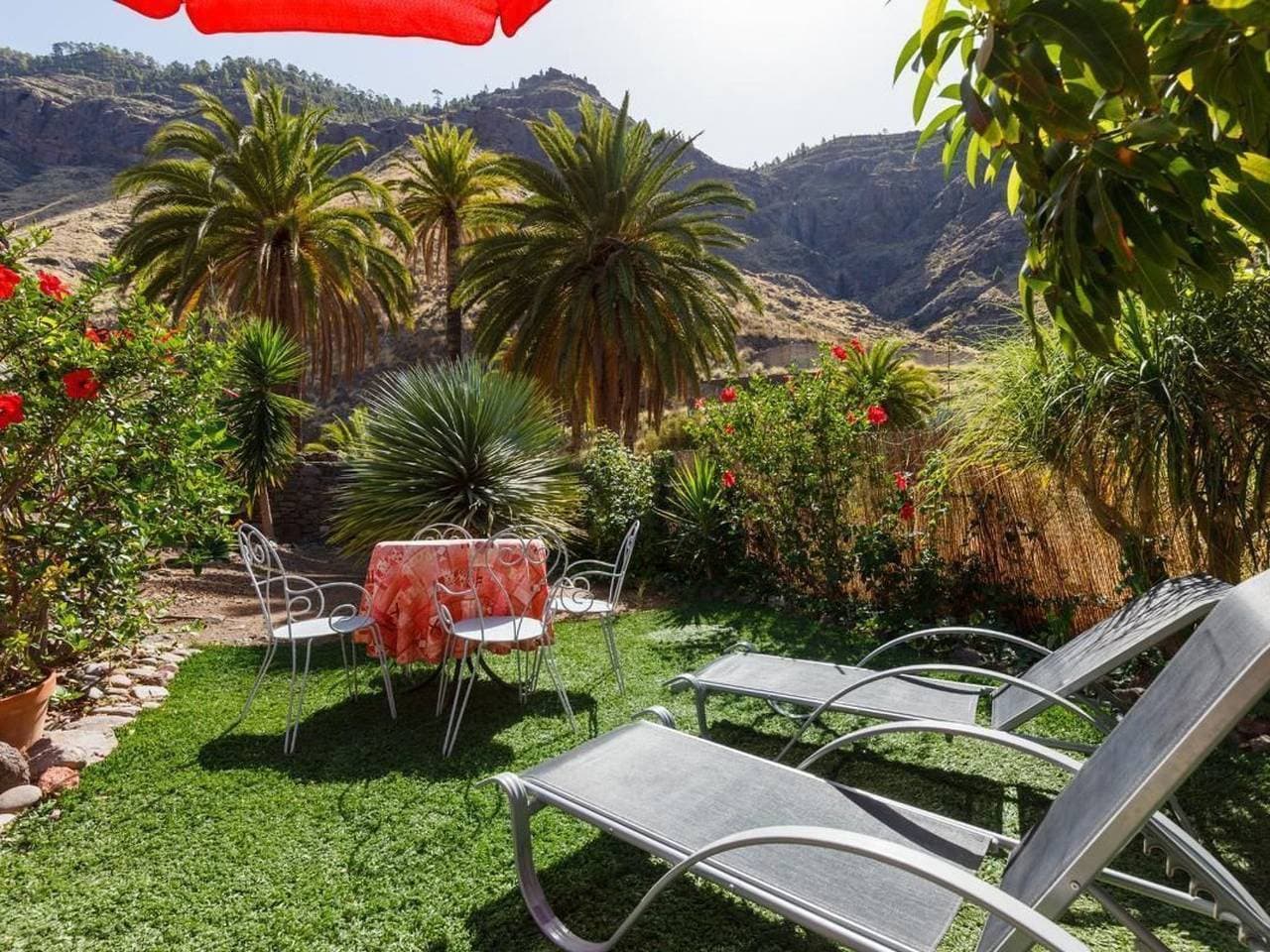 Foto 13 von 32: In El Risco mit Garten, Terrasse und Grill
