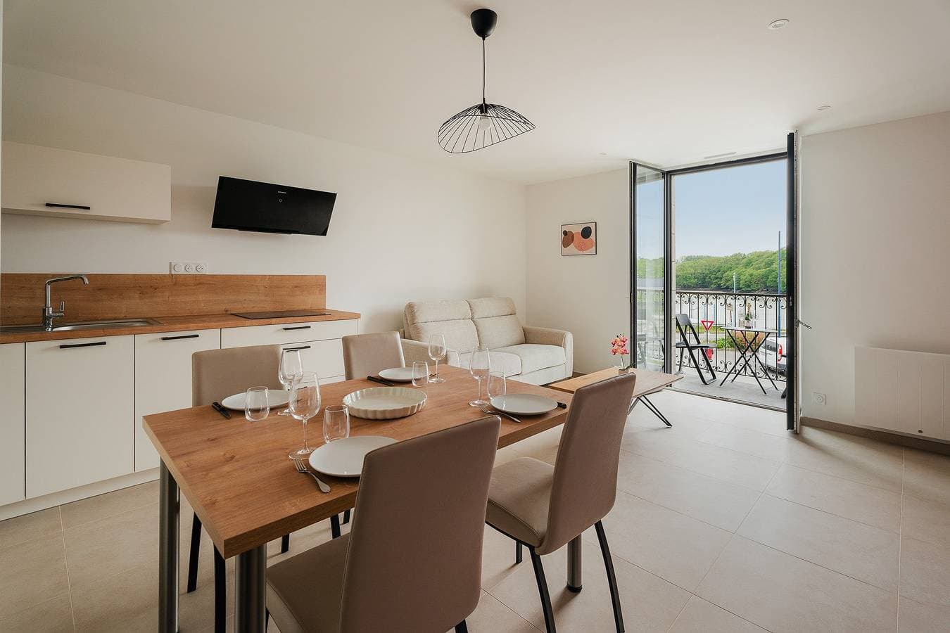 Foto 7 von 11: Ferienwohnung für 4 Personen mit Balkon