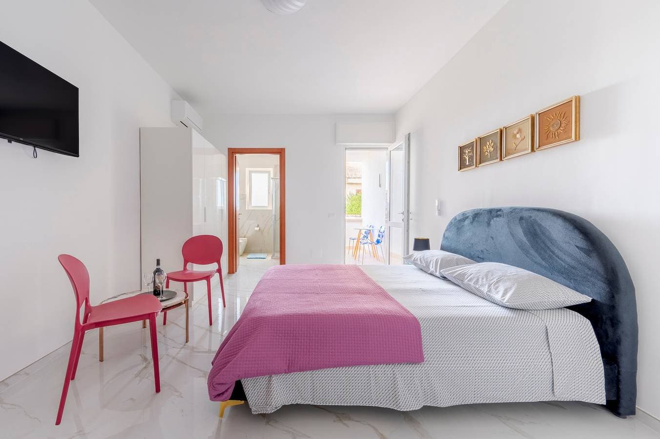 Foto 2 von 26: Zimmer 'I 4 Venti - 2' mit privater Terrasse, WLAN und Klimaanlage