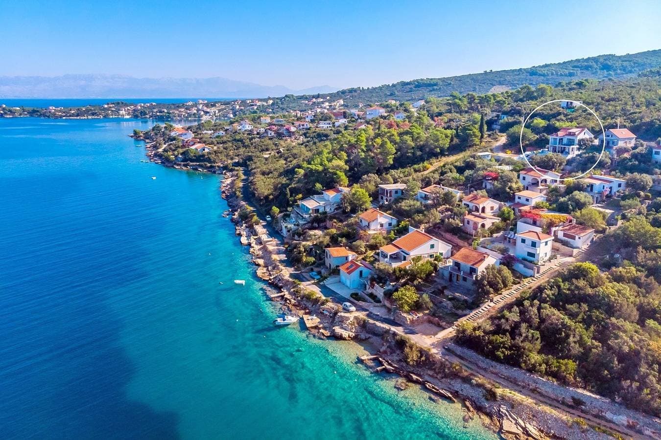 Foto 7 von 50: Villa Captain's Haus auf der Insel Solta mit beheiztem Pool, Whirlpool und Meerblick