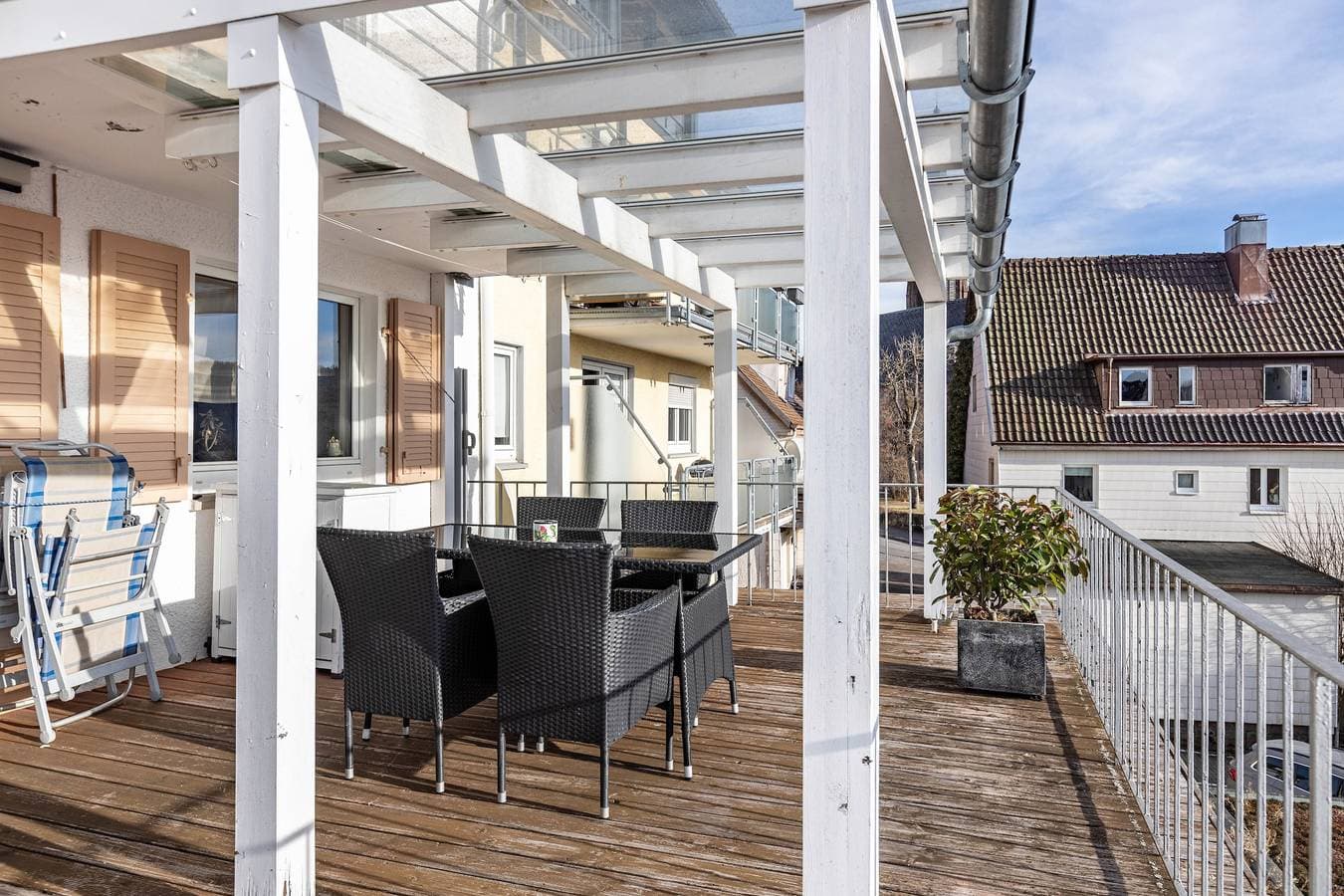 Foto 3 von 21: Apartment 'Terrassenblick' mit Bergblick, privater Terrasse und WLAN