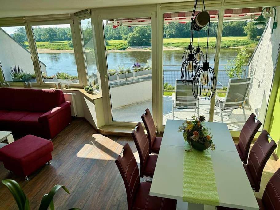 Ferienwohnung direkt an der Elbe 1