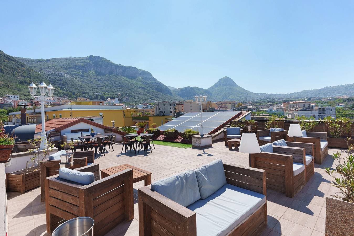 Foto 9 von 38: Zimmer 'Matrimoniale Mansardata' mit gemeinsamer Terrasse, Wi-Fi und Klimaanlage