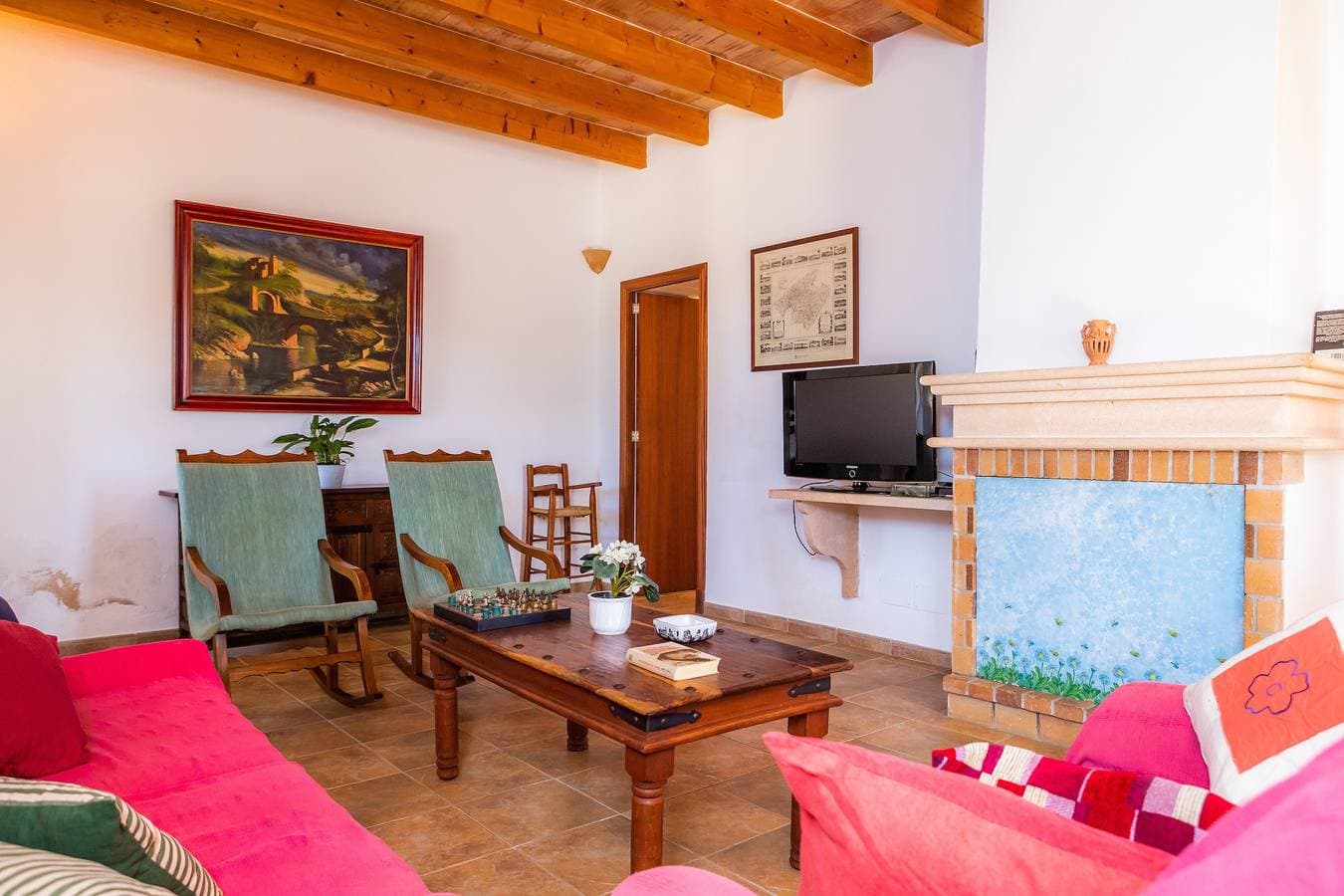 Foto 6 von 26: Ferienhaus 'Cas Casai' mit Bergblick, Pool und WLAN