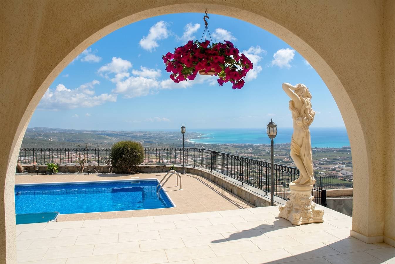 Foto 2 von 36: Peyia Villa mit Meerblick, privatem Pool und Garten