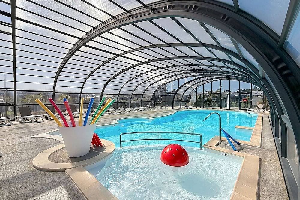 Foto 12 von 16: Mobil-Home Komfort mit Pool, 200m zum Strand, 4 Pers., 2 Sz, Terrasse