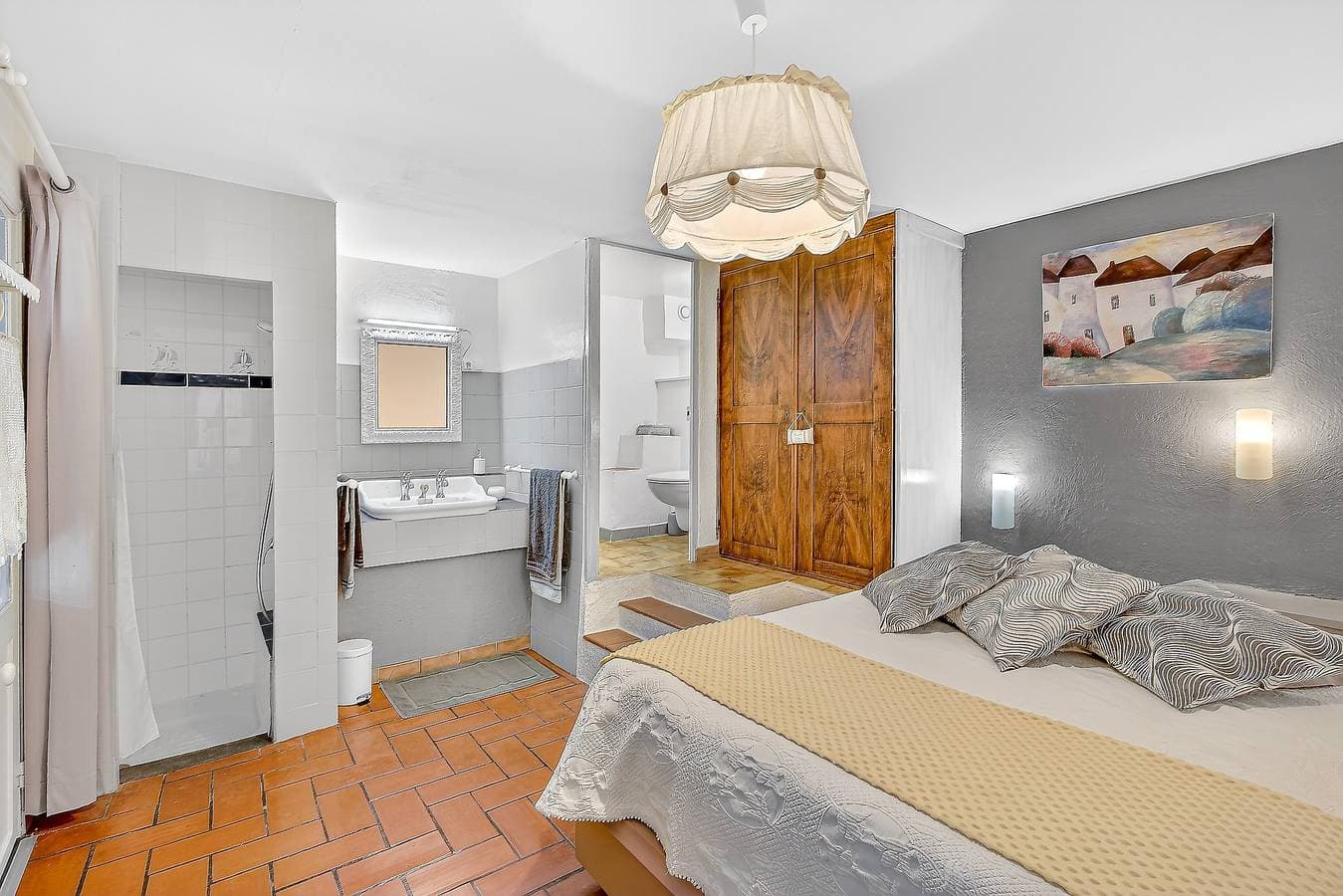 Foto 7 von 28: Gîte „Lavande“ mit Bergblick, privater Terrasse und WLAN