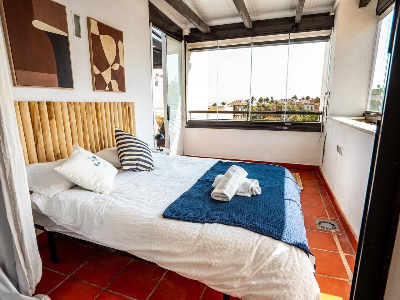 Foto 9 von 25: Penthouse mit Meerblick, 6 Pers.
