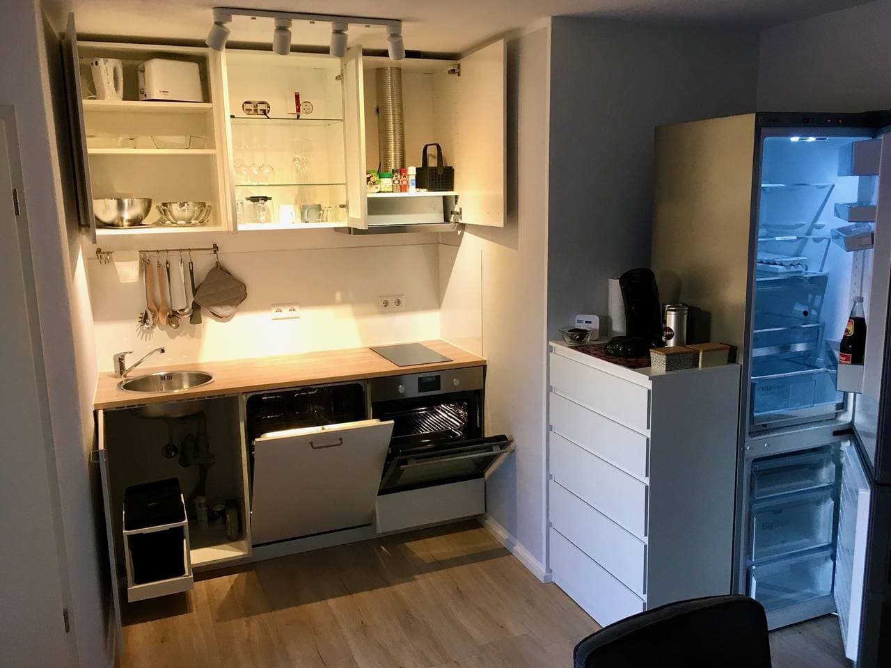 Foto 8 von 14: Ferienwohnung Zaunkönig mit 35m², Wohn-/Schlafzimmer, max. 2 Personen