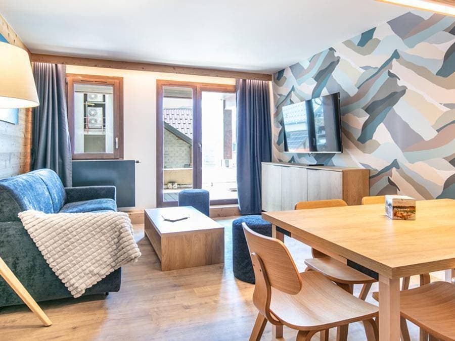Foto 5 von 12: Les Hauts de Vaujany - Vacancéole - Studio 2 personen - Studio 2 Personen