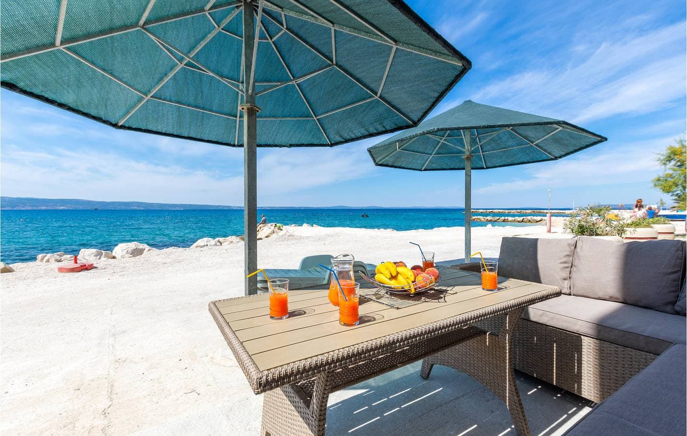 Foto 8 von 25: Gemütliche Ferienwohnung, 1 km vom Strand entfernt, mit Terrasse und WLAN