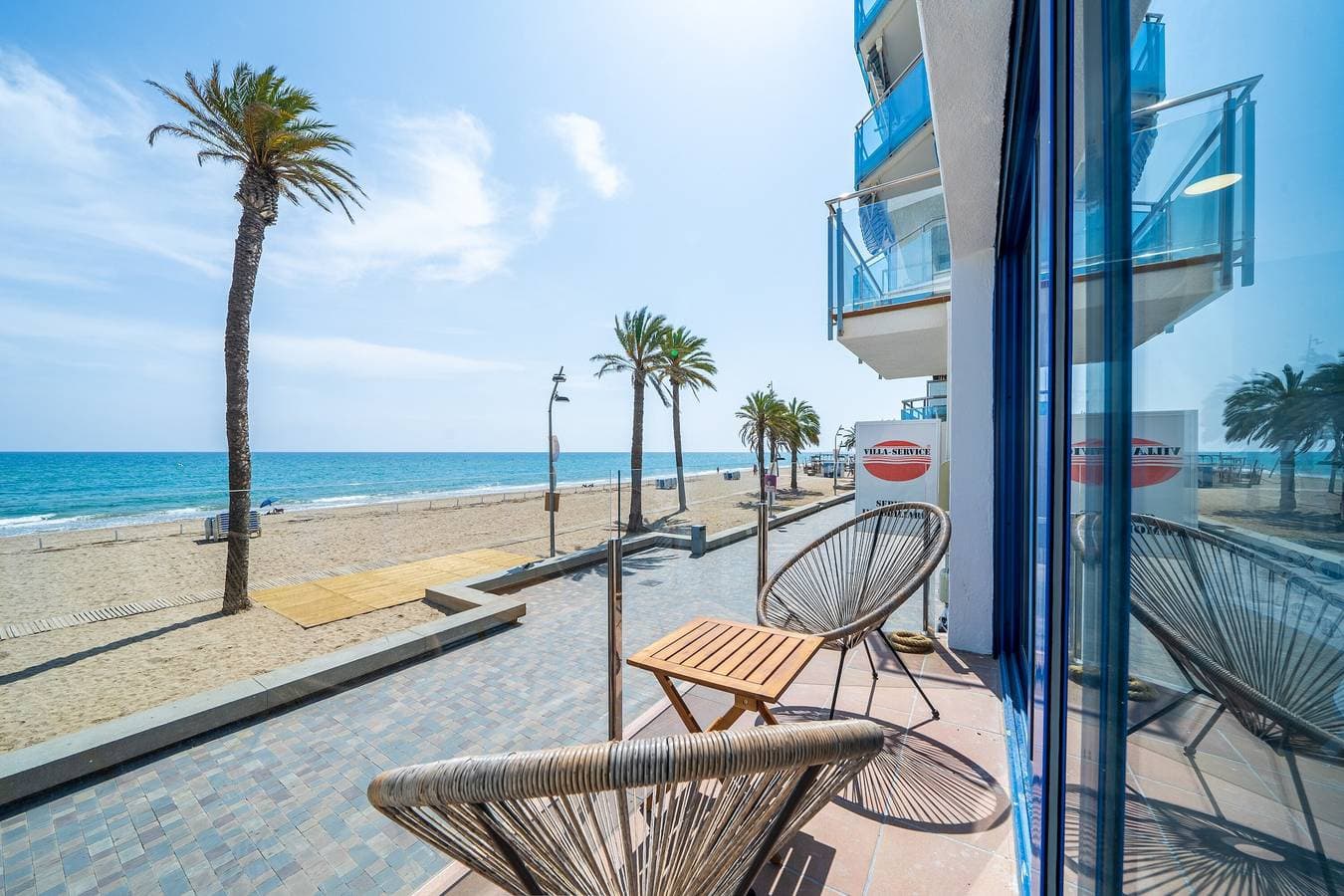 Foto 2 von 27: La Casa del Pescador Calafellmar mit Meerblick, WLAN und Klimaanlage