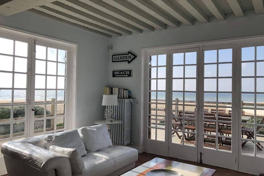 Typisch normannisches Haus mit Blick auf den Strand - Meerblick - großer Garten - in der Nähe von Ge... 1