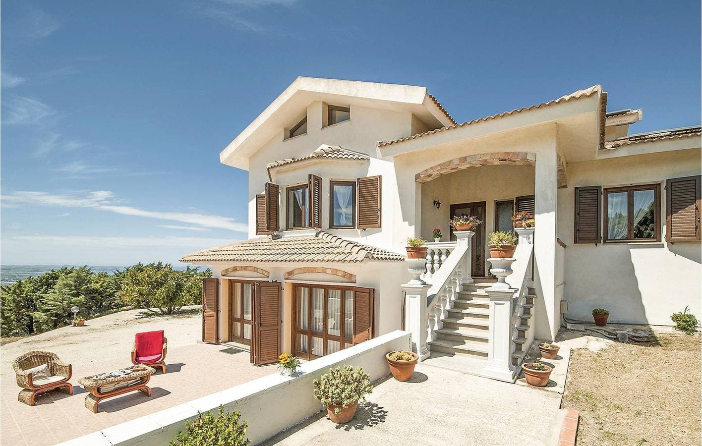 Apartment mit Meerblick, Terrasse und Parkplatz 1