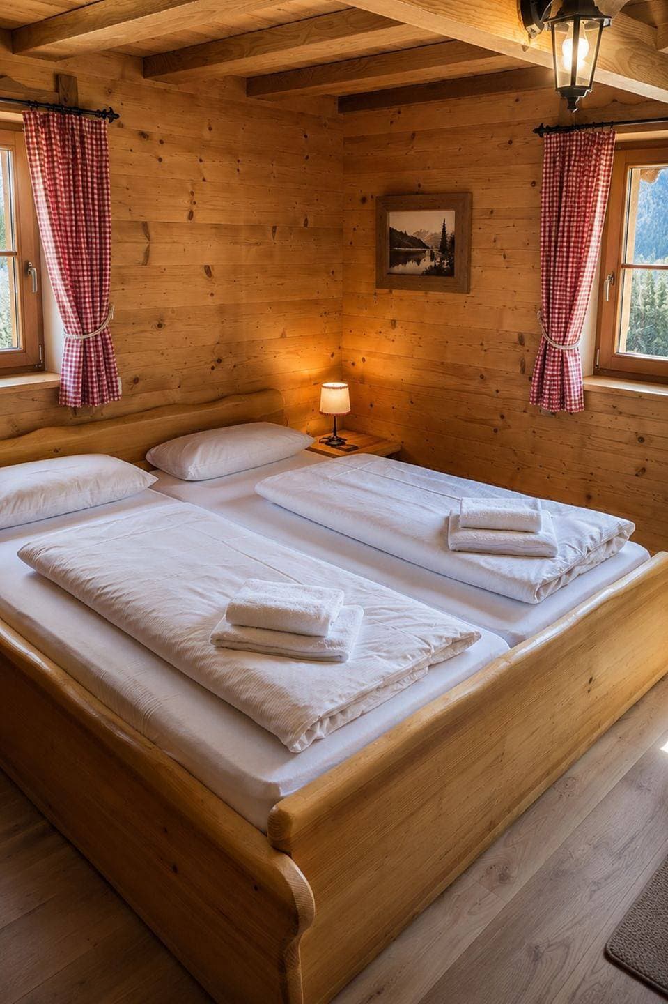 Foto 2 von 33: Doppelzimmer Kärlingerhaus im urigen Hüttenflair