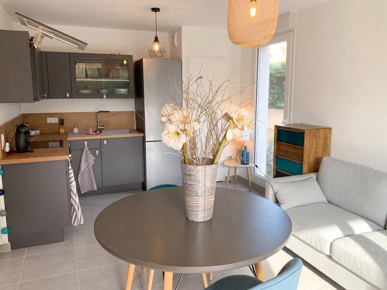 Foto 13 von 17: Charmante Wohnung in Six-Fours-les-Plages mit Garten