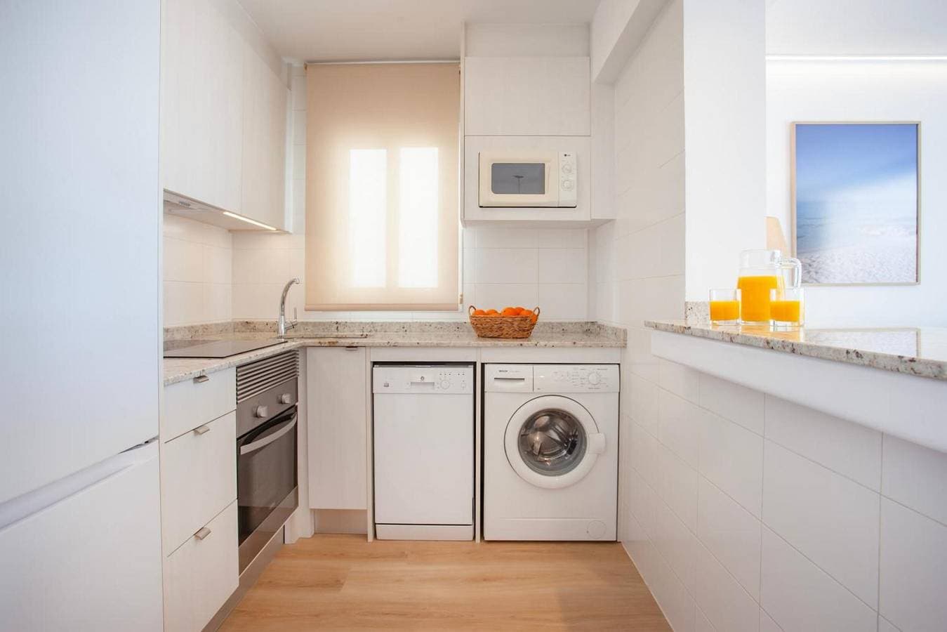 Foto 10 von 28: Apartment 'Edificio Puerto - 1 Zimmer F2' mit Meerblick, WLAN und Klimaanlage