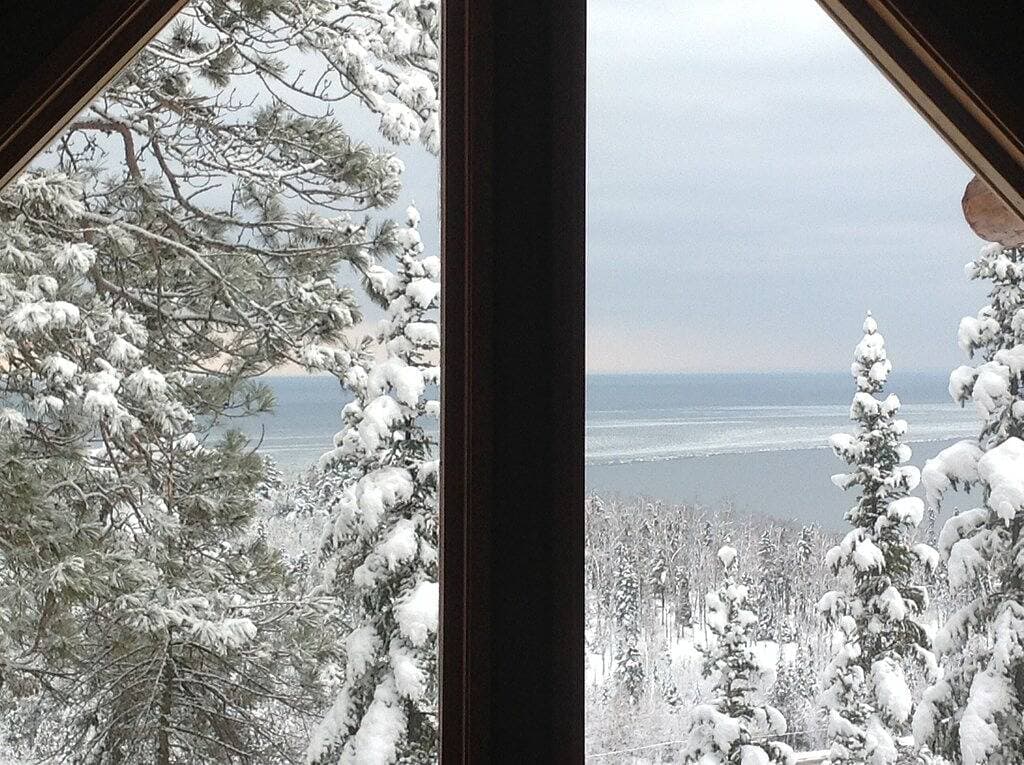 Foto 10 von 38: Tettegouche Blockhaus North Shore Lake Superior mit Sauna