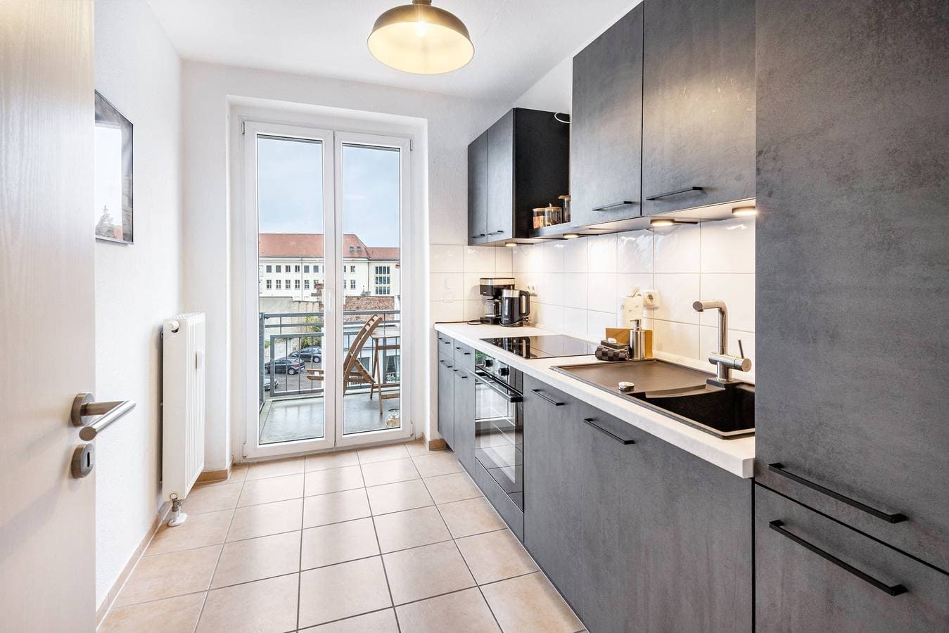 Foto 8 von 21: Apartment 'Friedi Am Bauhausmuseum' mit Balkon und WLAN