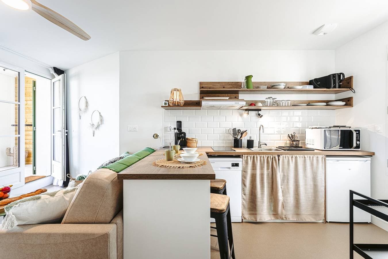 Foto 5 von 21: Studio La Terrasse mit Meerblick, privater Terrasse und WLAN