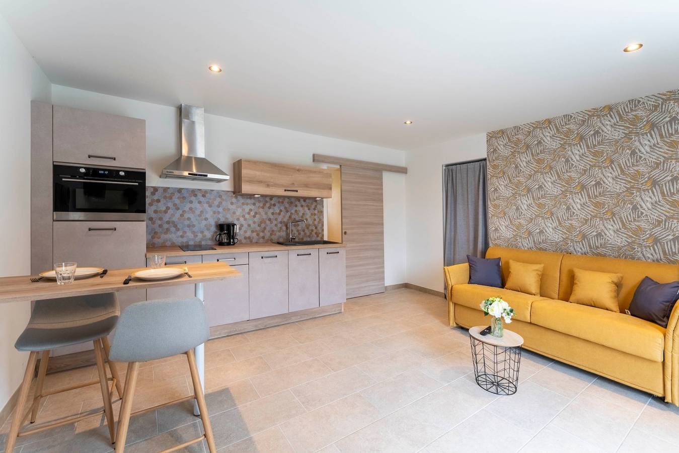 Foto 3 von 25: Studio-Apartment 'Marquet' mit Gemeinschaftsgarten und Klimaanlage
