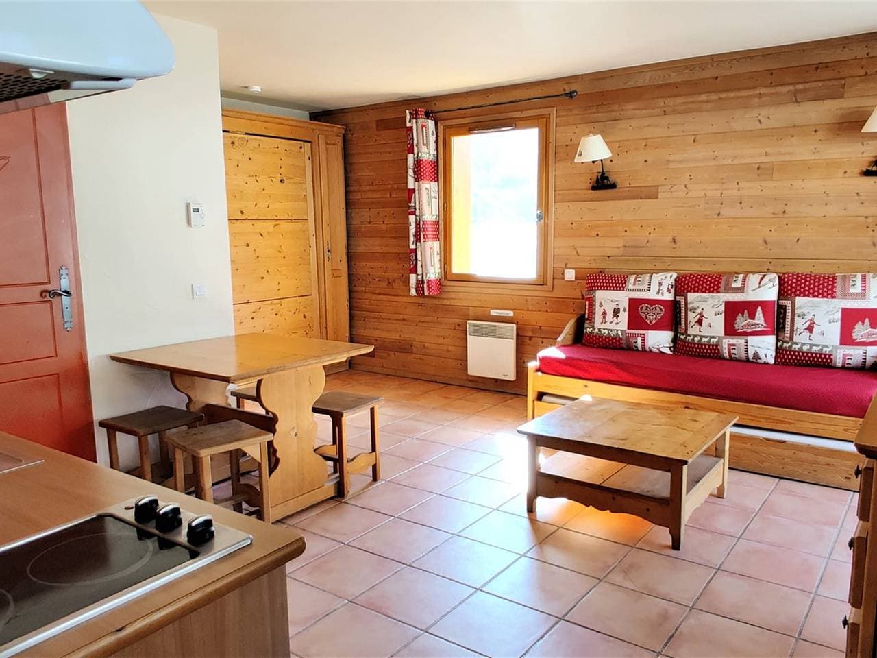 Studio-Kabine mit Balkon und Parkplatz in Pra Loup 1500 1
