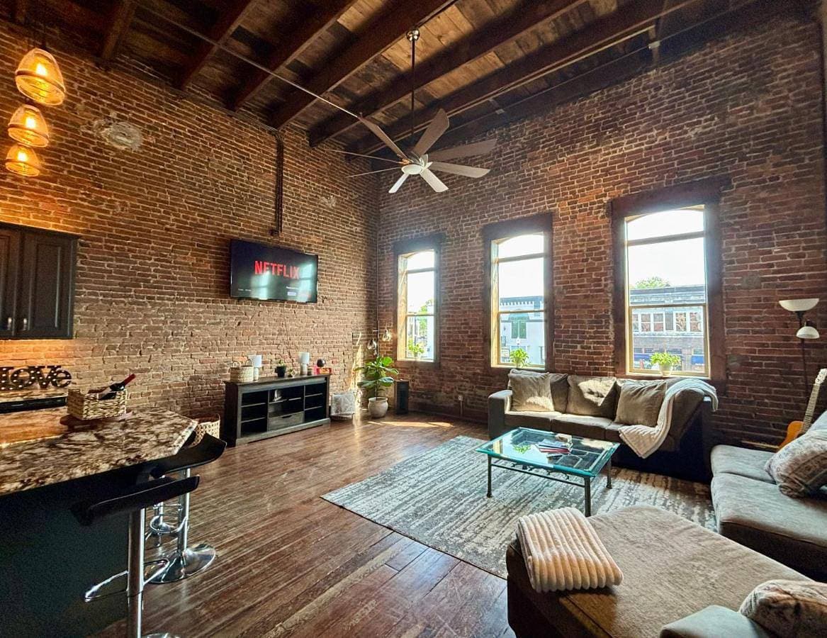 Spacious Downtown Loft on Historic Court Street 1