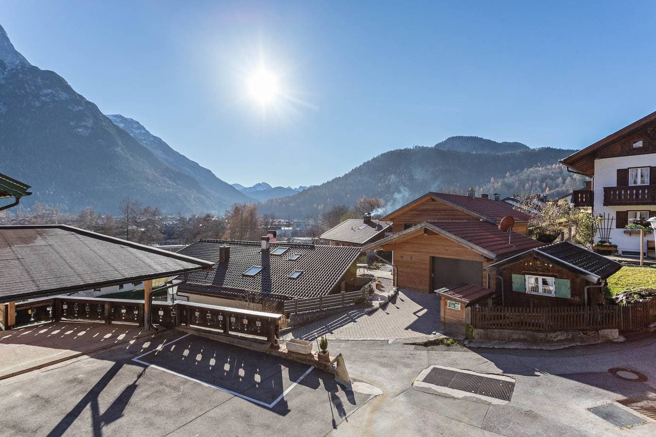 Foto 11 von 24: 2-stöckige Ferienwohnung 'Rubin' in der Nähe des Skilifts mit Bergblick, WLAN und Terrasse