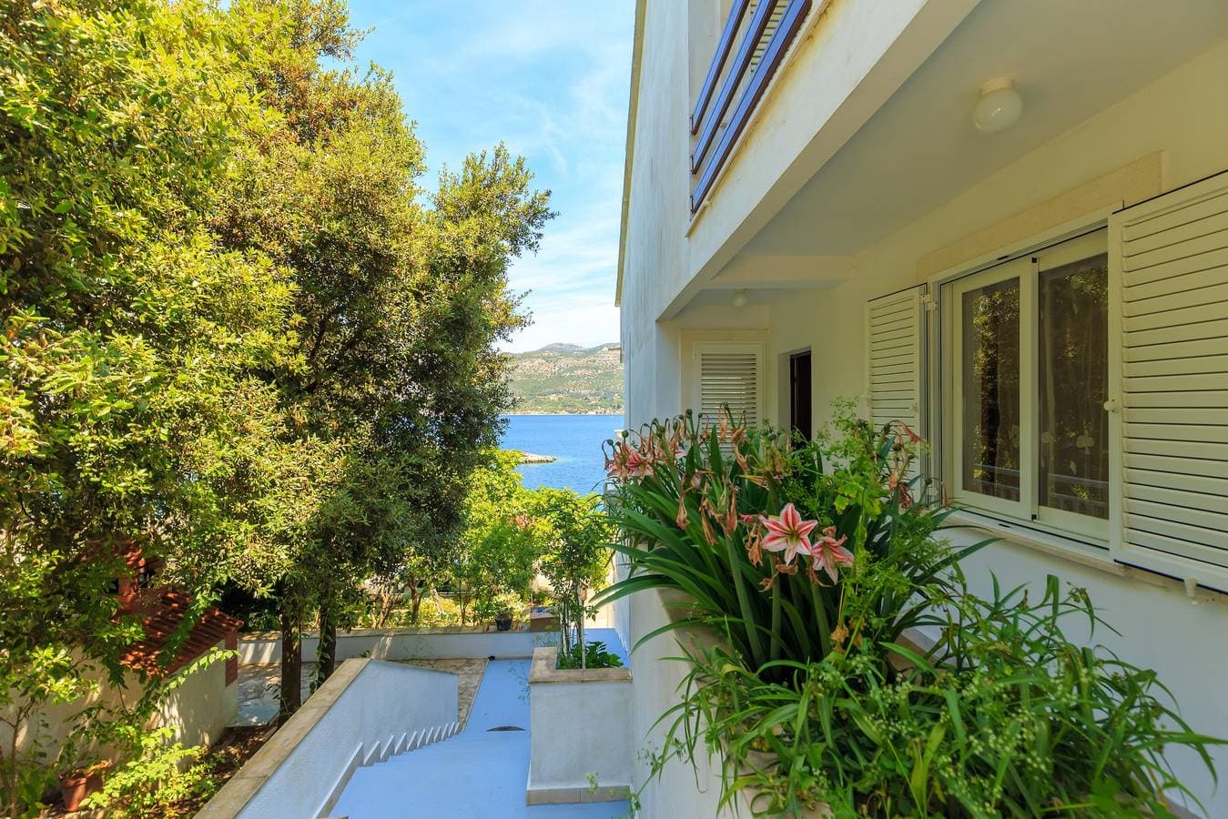 Foto 8 von 26: 2-Zimmer-Ferienwohnung mit Terrasse und Meerblick Tri Zala (Korcula) A-4346-a