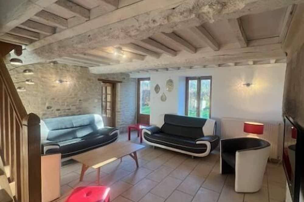 Foto 11 von 30: Cottage-Komfort-Ensuite mit Dusche-Gartenblick-Gîte Le Douaire