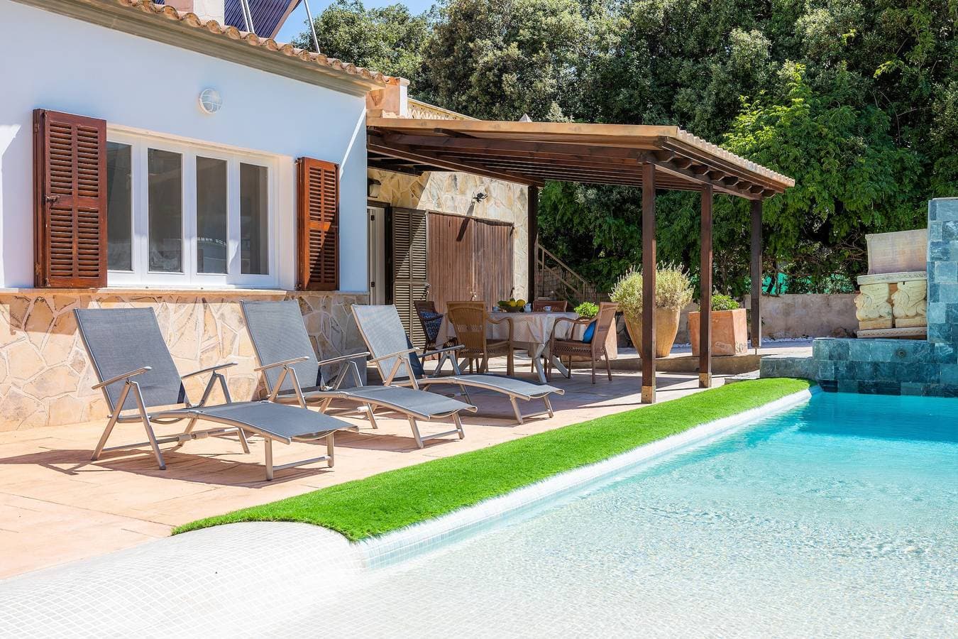 Foto 5 von 28: Ferienhaus „Sa Gola“ mit privatem Pool, Terrasse, Bergblick und WLAN