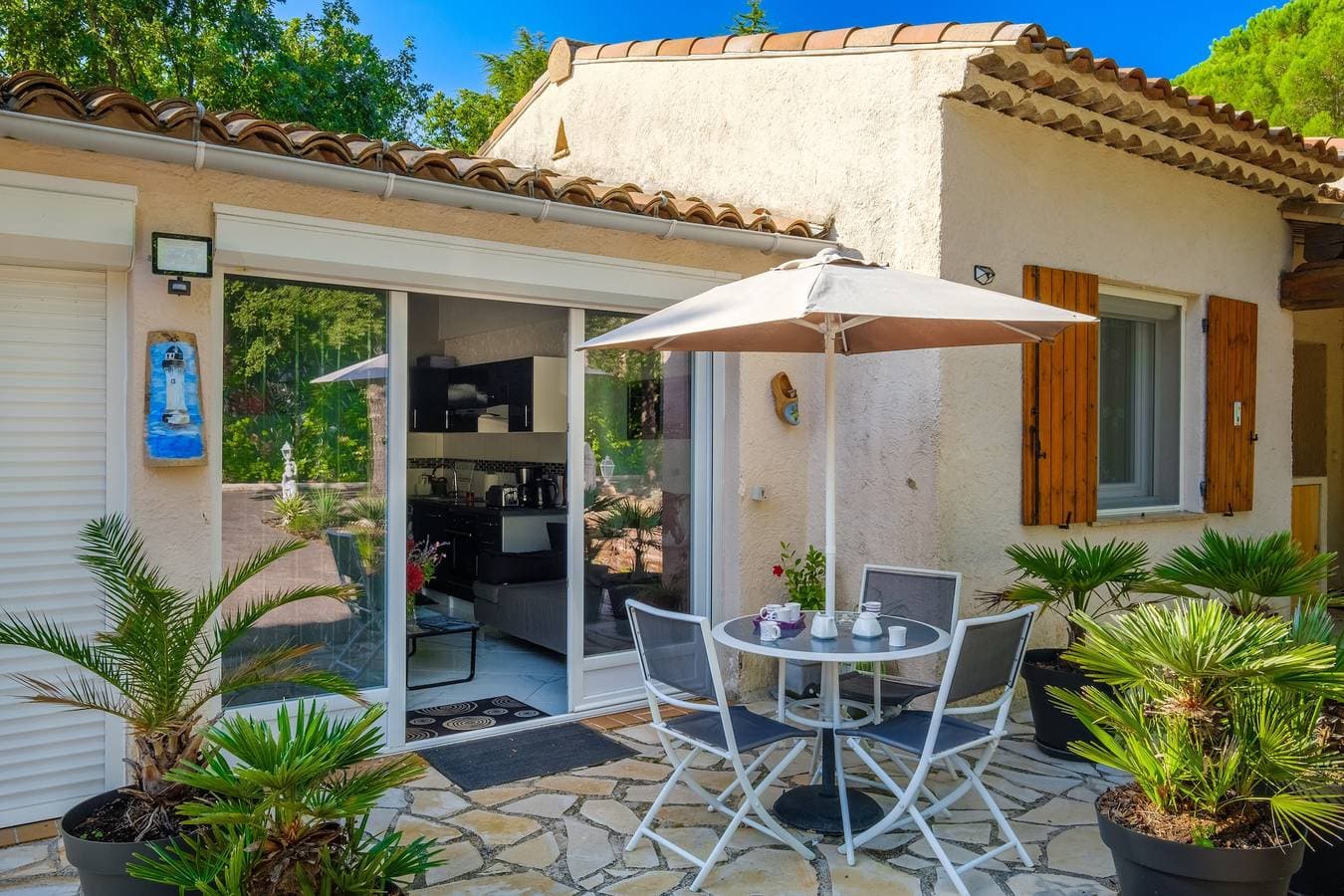 Foto 4 von 25: Ferienwohnung "Lou Paradou" mit Gemeinschaftspool, privater Terrasse und WLAN