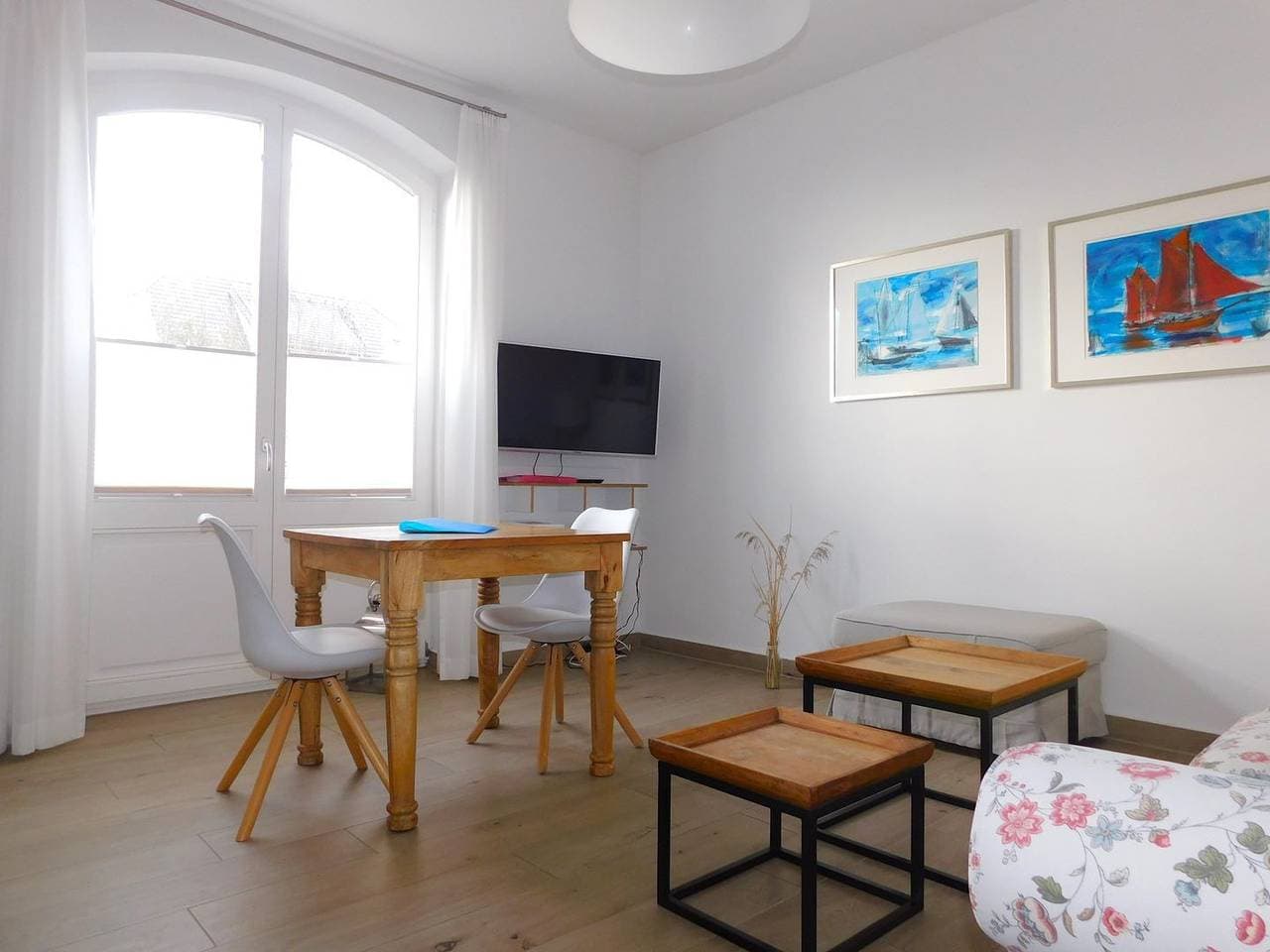 Foto 2 von 9: Ferienwohnung "Boddenhaus Wohnung 2" - im 1.Obergeschoss ca.40 m² für 2 Personen