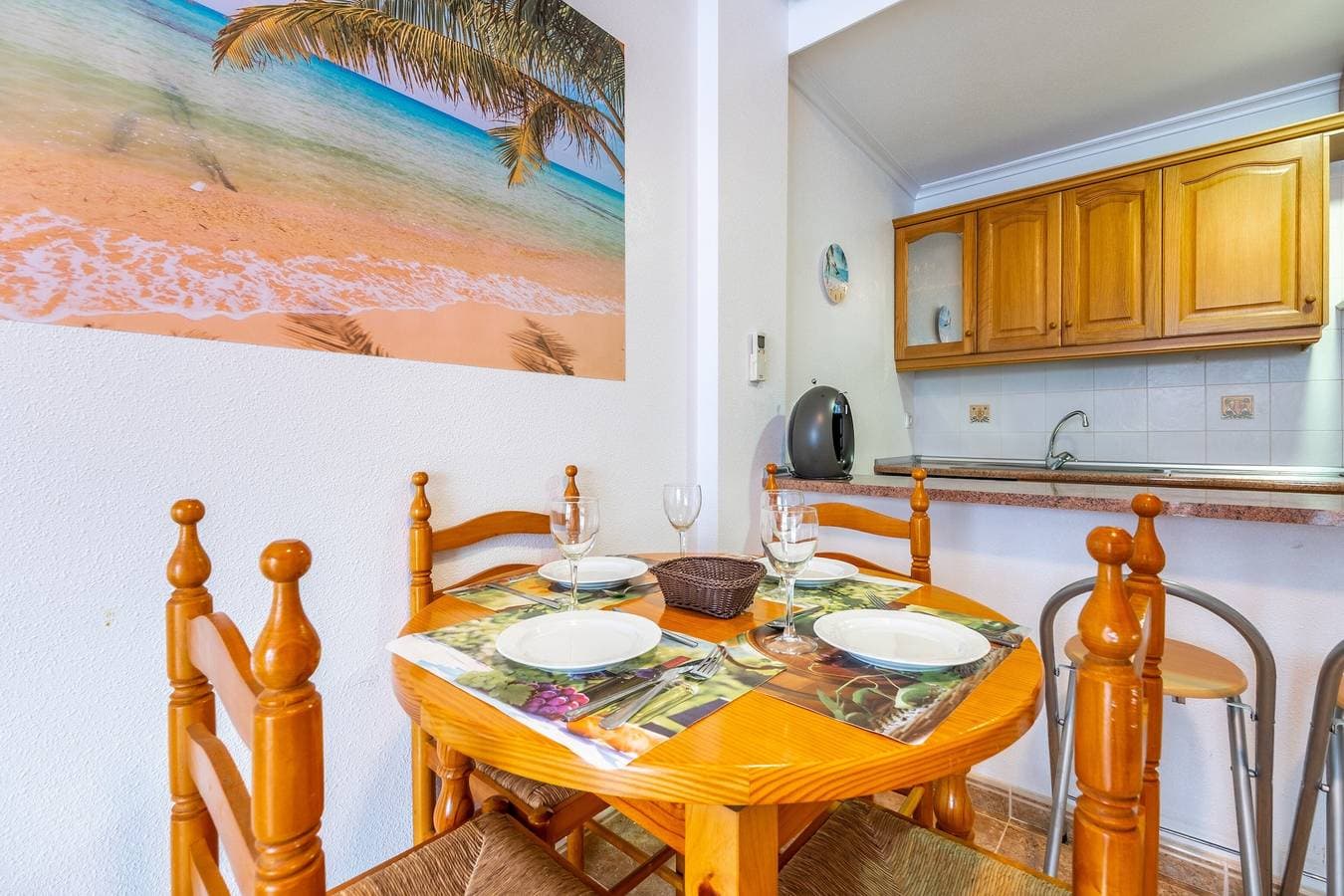 Foto 6 von 26: Ferienwohnung „En El Cabo Roig“ mit Gemeinschaftspool, privatem Balkon & WLAN