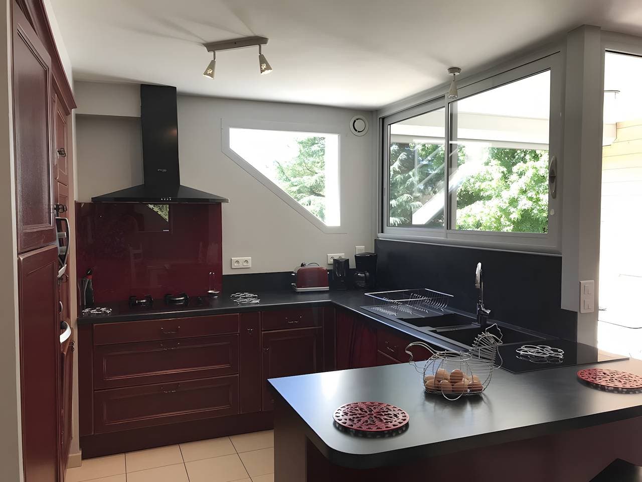 Foto 10 von 28: Ferienwohnung 'Le Labrit 3 étoiles' mit Bergblick und WLAN