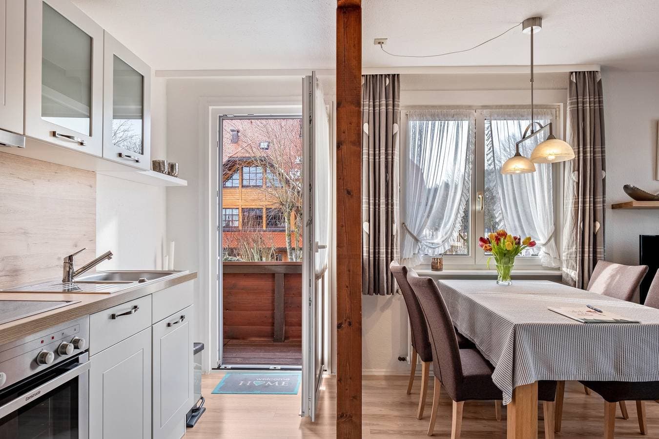 Foto 13 von 38: Ferienwohnung 'Dachtler' mit Bergblick, Gemeinschaftsgarten und Wi-Fi