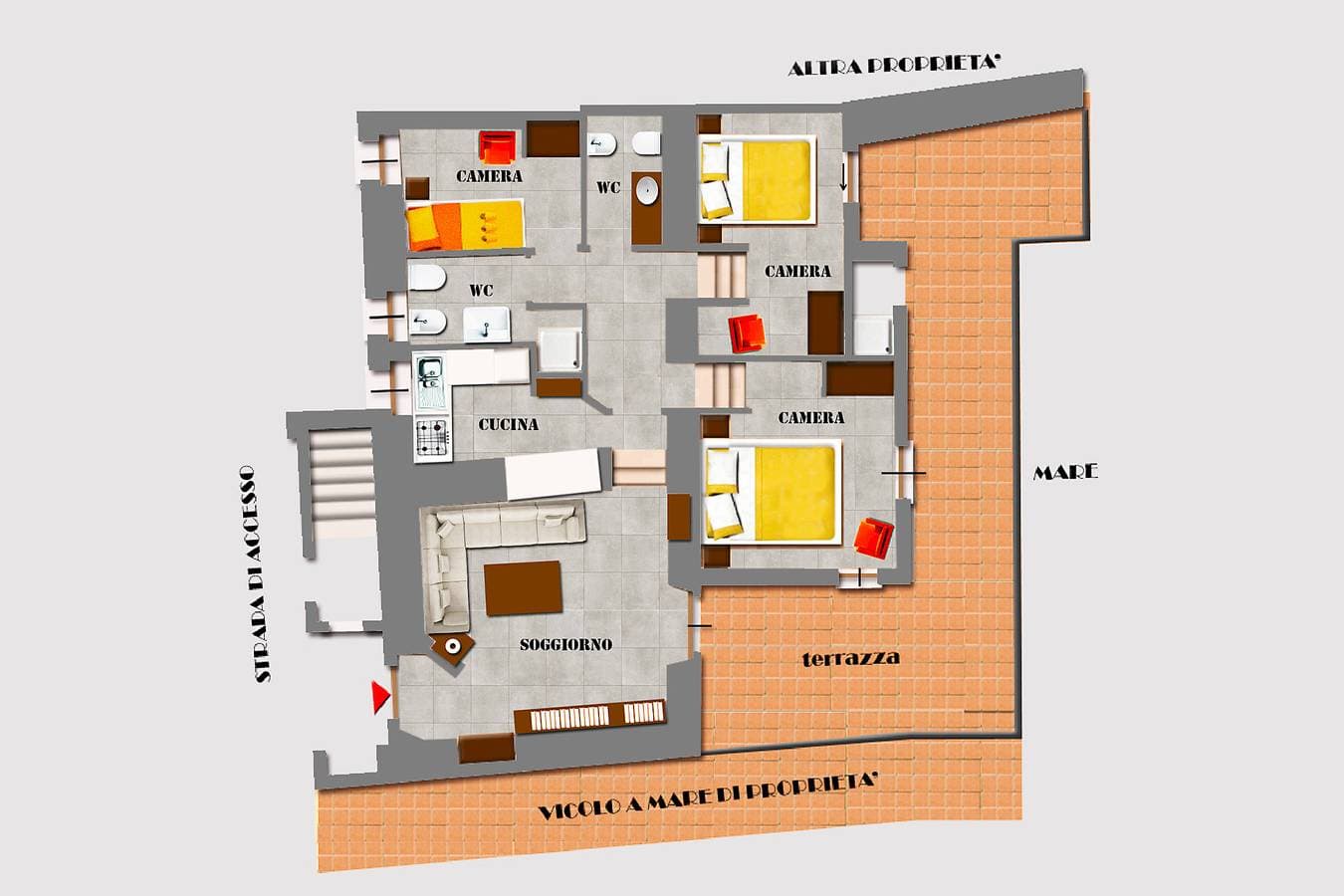 Foto 8 von 46: Ferienwohnung Casa Scaglieri Insel Elba am Meer