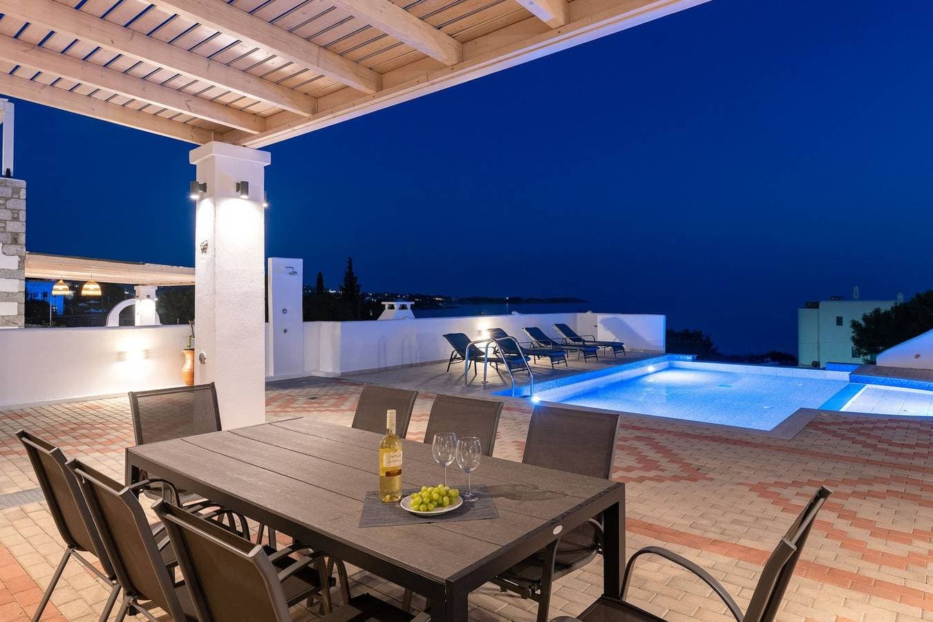 Foto 9 von 50: Villa für 8 Personen mit Balkon