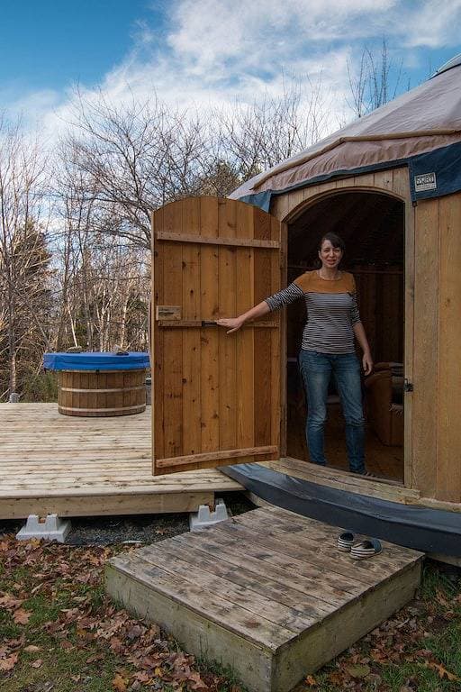 Foto 5 von 6: Cedar Yurt im Cabot Shores Wilderness Resort