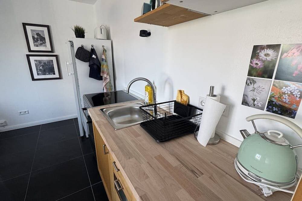 Foto 7 von 12: Apartment 'Klein Aber Fein' mit privater Terrasse, Gemeinschaftsgarten und WLAN